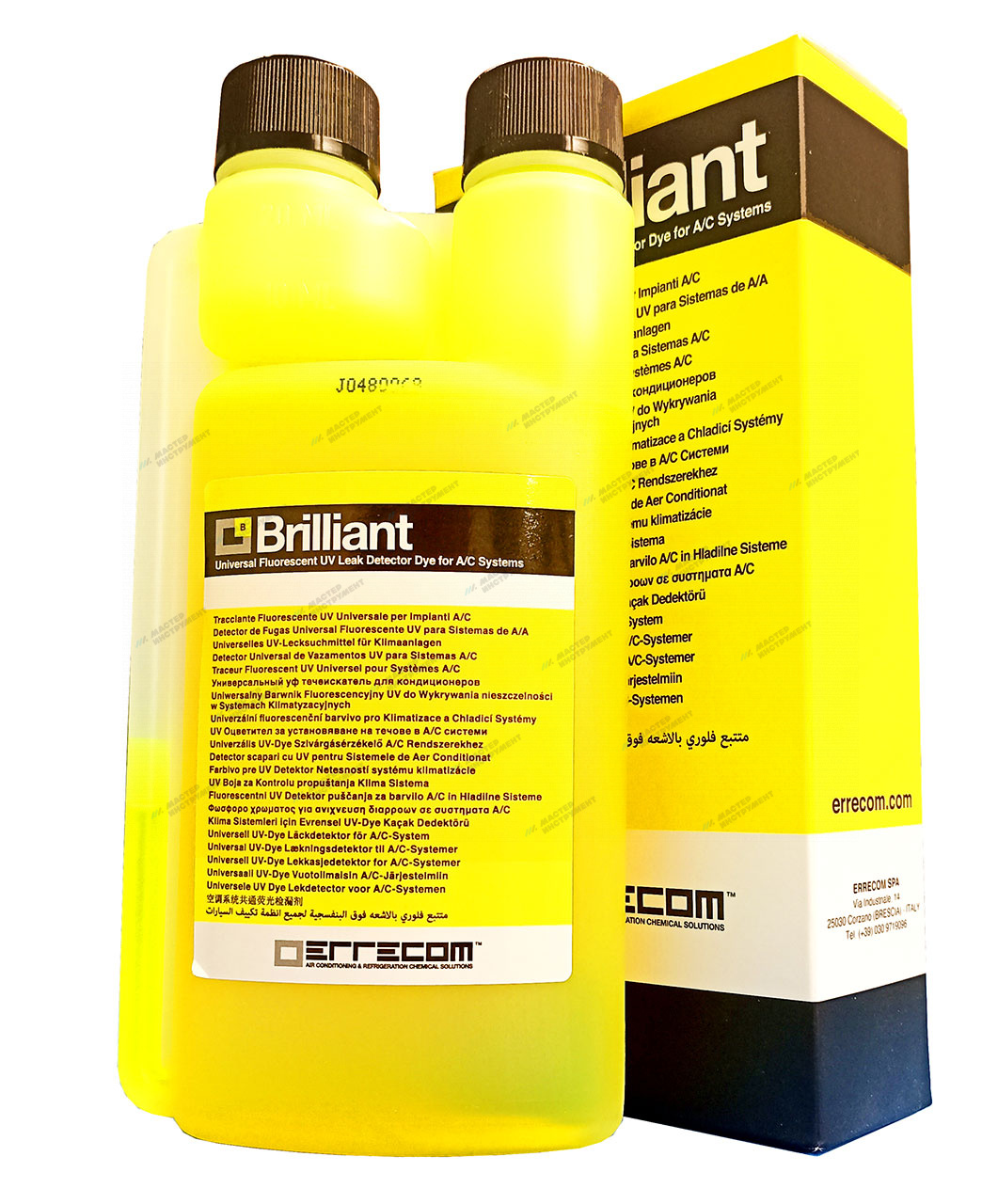 UV краситель 350 ml (46 доз 7,5 мл) Errecom