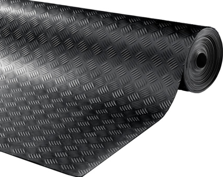 AM-06 Резиновое рулонное покрытие ComeForte «Шашки» 1,2*10м Checker Rubber